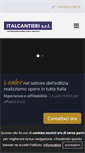 Mobile Screenshot of italcantierisrl.net